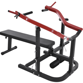 Weight bench bench Olympic bench Flat tilt position adjustment with weight stool aerobic training abdomen arm back chest and shoulder leg muscles