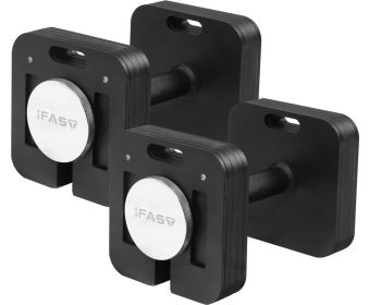 Square Dumbbell 9 in 1 Free Adjustable Dumbbells Set Two 50LBS square Dumbbells 9 in 1 Free Weights for Multi weight Options Quick-Lock Adjustabl